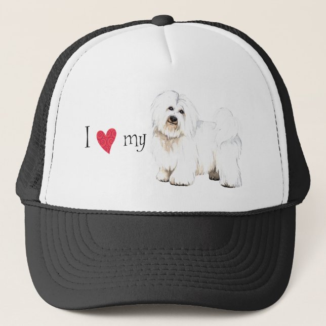 I Love my Coton de Tulear Trucker Hat (Front)