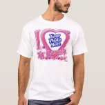 I Love My Cousin pink/purple - photo T-Shirt<br><div class="desc">I Love My Cousin pink/purple - photo Add your favourite photo to this t-shirt design!</div>