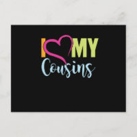 I Love My Cousins Brother Sister Aunt Uncle Gift