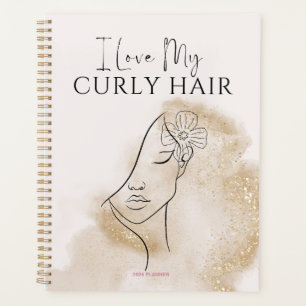 I LOVE MY CURLY HAIR PLANNER