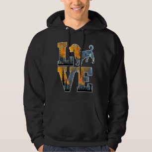 I Love My Dachshund Funny Dog Lover Hoodie