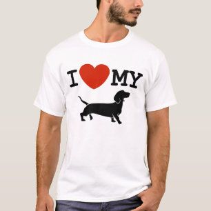 i love my dachshund t-shirt