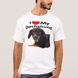 I Love My Dachshund T-Shirt