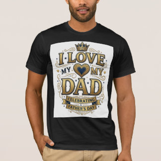 I Love My Dad Father’s Day T-Shirt | Cool Vintage