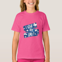 I Love My Dad Heart Graphic