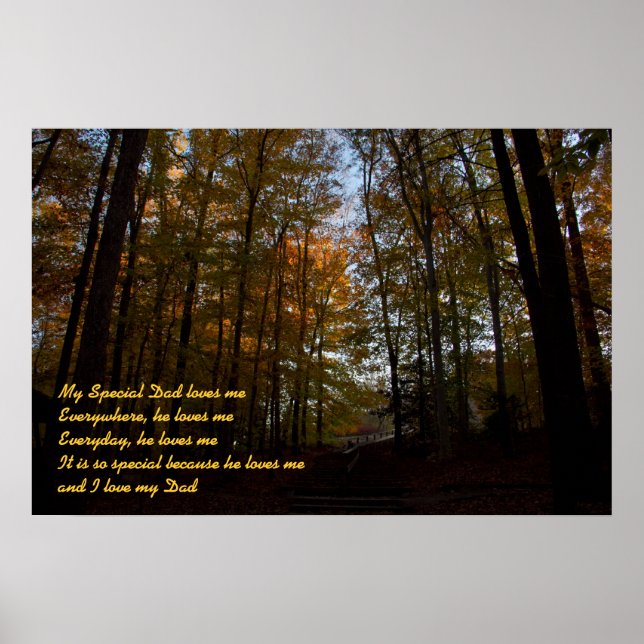 I love my Dad Poster (Front)