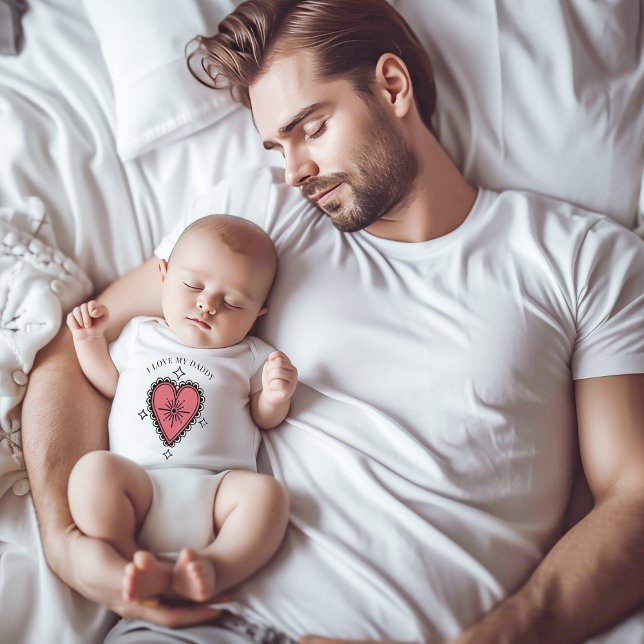 I Love My Daddy Baby Bodysuit (Creator Uploaded)