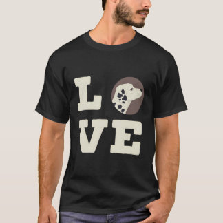 I Love My Dalmatian Cute Dog Lover Winter T-Shirt