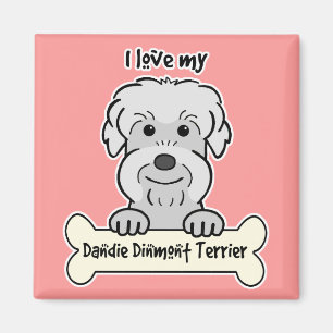 I Love My Dandie Dinmont Terrier Magnet