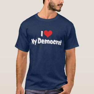 I Love My Democrat Dark T-Shirt