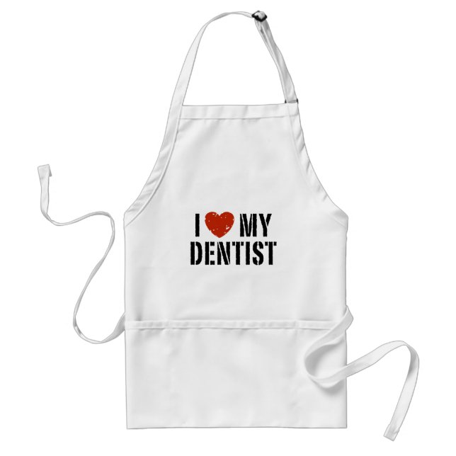 I love My Dentist Apron (Front)
