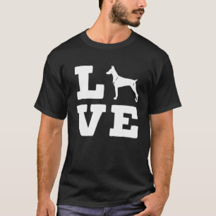 I Love My Doberman Cute Animal Dog T-Shirt