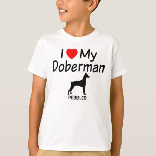 I Love My Doberman T-Shirt