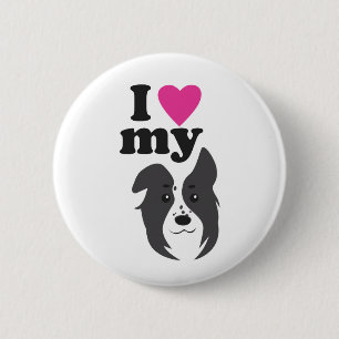 I Love My Dog! 6 Cm Round Badge