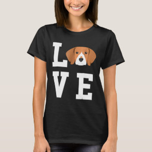 I Love My Dog-Beagle Dog Lover T-Shirt