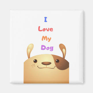 I Love My Dog - c Magnet