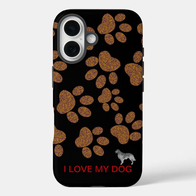 I love my dog Case-Mate iPhone case (Back)
