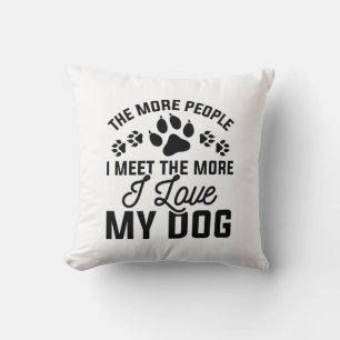 I Love My Dog Cushion
