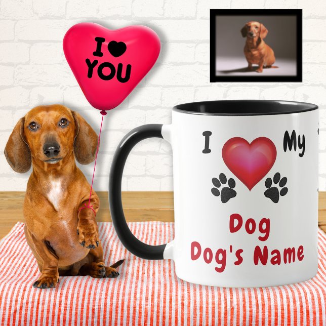 I Love My Dog Gift. Dog Lovers Mugs (Gifts for Dog Lovers. I Love My Dog Mug. Dog lovers mugs. )