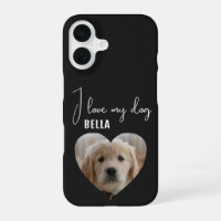 I love my Dog Heart Photo Pet Name