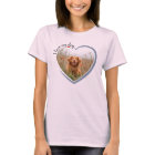 I Love My Dog Heart Photo T-Shirt