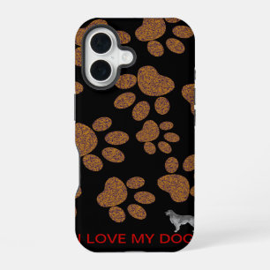 I love my dog iPhone 16 case