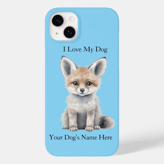 I Love My Dog iPhone / iPad case (Back)