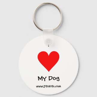 I love my dog Keychain