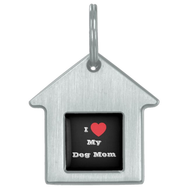 I ♥️ Love My Dog Mum Pet ID Tag (Front)