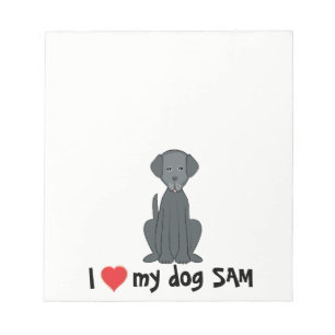 I love my Dog Notepad