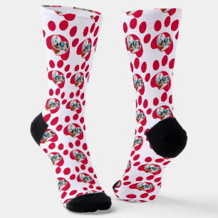 I Love My Dog Paw Personalised Photo Socks