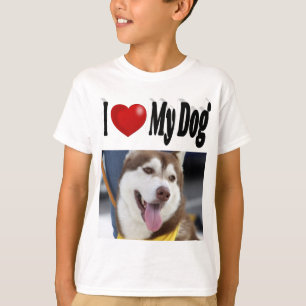 I Love My Dog photo T-Shirt