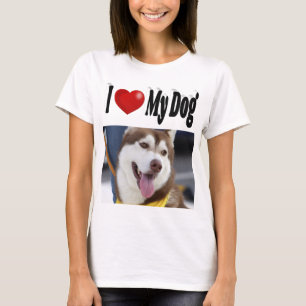 I Love My Dog photo T-Shirt