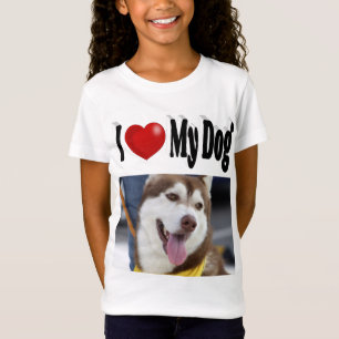 I Love My Dog photo T-Shirt
