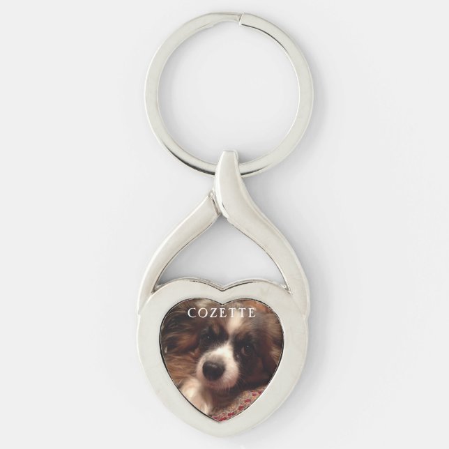 I Love My Dog So Much  Key Ring (Front)