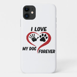 I love my dog throw pillow Case-Mate iPhone case