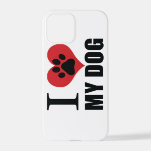 I love my dog throw pillow iPhone 12 pro case