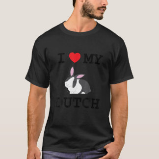 I Love My Dutch Rabbit t shirt
