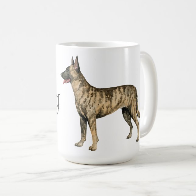 I Love my Dutch Shepherd Coffee Mug (Front Right)
