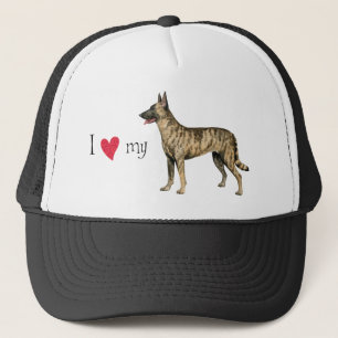I Love my Dutch Shepherd Trucker Hat