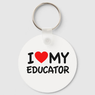 I love my educator key ring