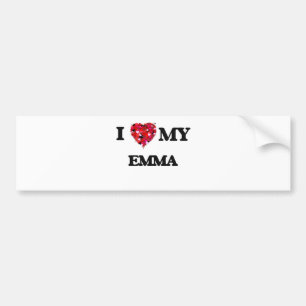 I love my Emma Bumper Sticker