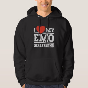 I Love my emo girlfriend  emo girls Hoodie