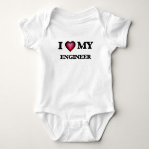 I love my Engineer Baby Bodysuit
