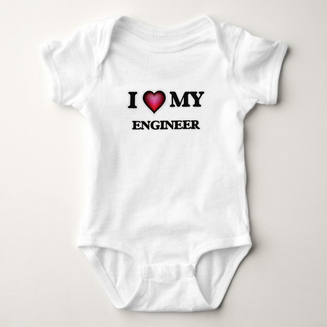 I love my Engineer Baby Bodysuit (Front)