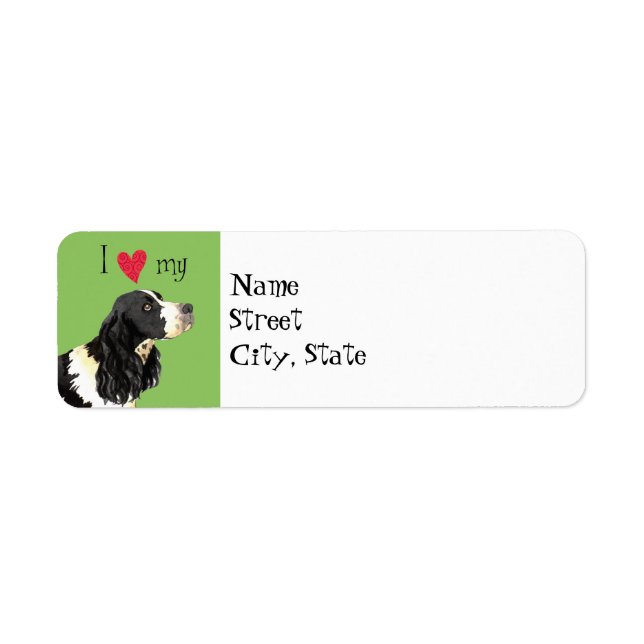 I Love my English Springer Spaniel (Front)