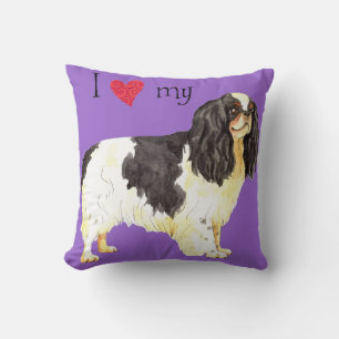 I Love my English Toy Spaniel Cushion