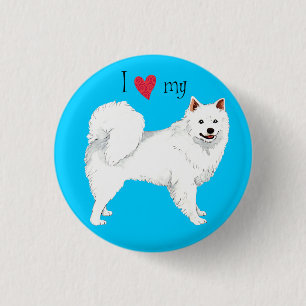 I love my Eskie 3 Cm Round Badge