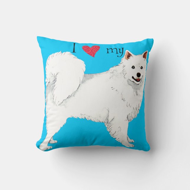 I love my Eskie Cushion (Front)