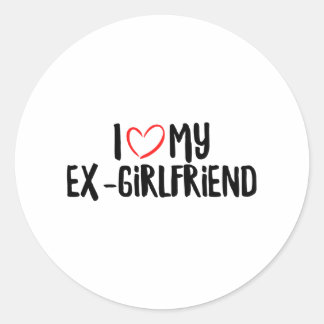 I Love My Ex-Girlfriend Classic Round Sticker